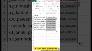 How to convert simple letters to capital letters? #excel #icttrading #spreadsheets #ict #education