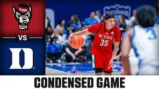 NC State vs. Duke Condensed Game | 2025-26 ACC Women's Basketball