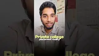🤬Reality of private college placement | JEE 2023 #college #jee #coding #shorts