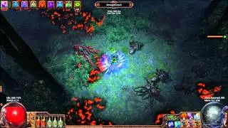 Path of Exile 0.9.13 Elemental Hit Ranger - Spider Forest Map