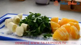 Koktajl z natki pietruszki, banana i pomarańczy - TalerzPokus.tv