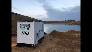 DXB Pumps Blackwater Aggregates quarry Stage 5 emission compliant pumpset