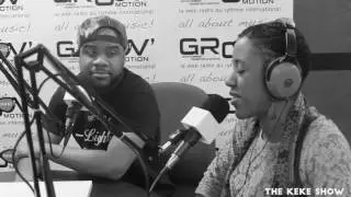 Sarasheline  spittin bars at The Keke Show On GroovMotion