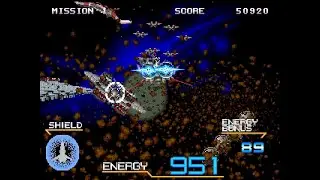 Galaxy Force II (Arcade) &ndash;&nbsp;Le premier niveau du jeu (International) &ndash;&nbsp;1080p