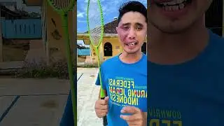Raket Badminton Murah dapat 2 pcs dan bonus kok #review #shortvideo #raketbadminton