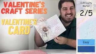 Valentine&rsquo;s Day Flower Card | Paper Craft with 3 Sheets