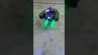 Transforming tank robot with music and lights. Transformers TANK !