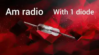 How to make am radio                                    #Amradio #reciver #1n60#homemade#transistor
