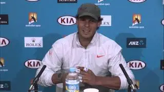 Australian Open 2014 Final Interview Nadal