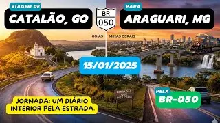 Diário de viagem: Catalão, GO para Araguari, MG (BR-050 - 15/01/2025 - parte 4) #roadtrip