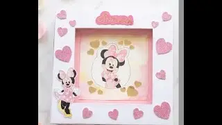 Minnie Mouse themed memory box