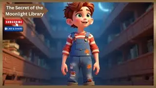 The Secret of the Moonlight Library | Magical Kids Story in English | Bedtime Fairy Tale