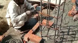 Prepare Bricks Column Starter || Bricks Column || M Abubakar Saeed 99