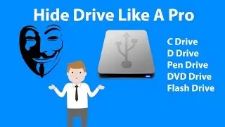 How To Hide Any Computer Drive From Scratch | REGEDIT or System Registry