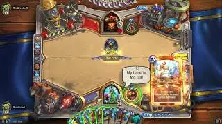Hearthstone: Wild Boomsday Star Aligner Druid vs. Recruit Mech Warrior (Catalog: August 2018)