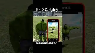 Hulk A Flying in Indian Bike Driving 3D #gta5 #ibd3d #viralshorts