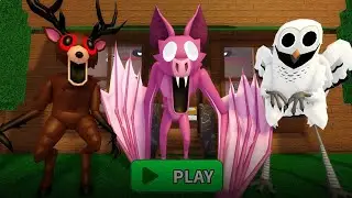 99 NIGHTS IN FOREST PRISON RUN! Obby roblox! Gameplay Walkthrough No Death 4K