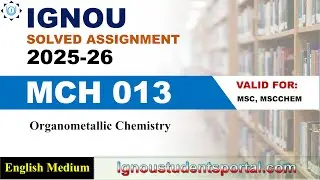 IGNOU MCH 13 Solved Assignment 2025-2026 | English Medium | Download PDF | IGNOU Students Portal