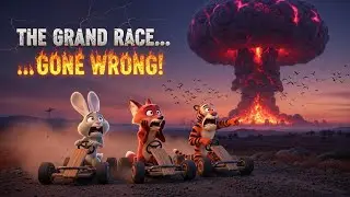 WonderHop Kids: The Grand Race GONE WRONG! 🔥 Go-Karts vs Fire Rescue Mission | Ep 11
