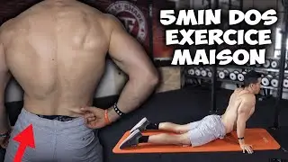 5min perdre gras en bas du dos et se muscler &agrave; la maison !