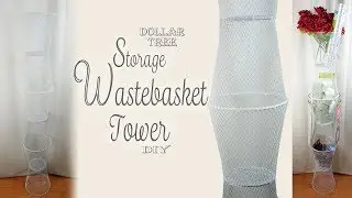 Dollar Tree Storage Wastebasket Tower