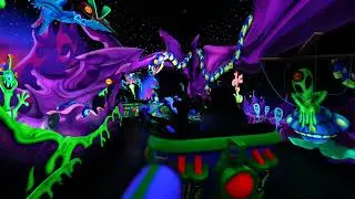 Buzz Lightyear Astro Blasters Full Ride at Disneyland California 2022