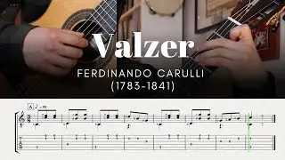 Valzer &ndash; Ferdinando Carulli (1783&ndash;1841) | Play-Along for classical guitar