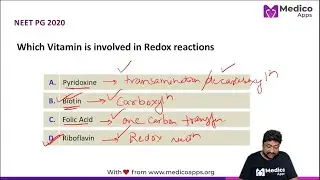 🎯High Yield NEET PG 2020 | 🔬Riboflavin (Vitamin B2) - Redox Reactions |  Dr. Abhishek Gupta