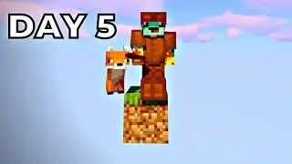 Can I Survive 5 Days On ONE Block In Minecraft | E2