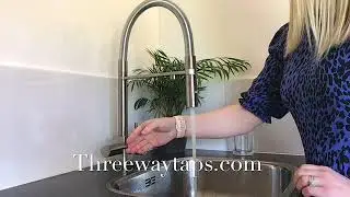 Aquila SQ 3-Way Kitchen Filter Tap in Brushed Steel