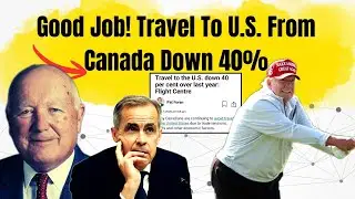 Отличная работа, Канада! Путешествия в США сократились на 40%.