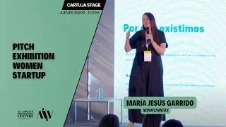 AAIV 25 | Pitch Exhibition Women Startup. Mar&iacute;a Jes&uacute;s Garrido (Minifunkids) - CARTUJA STAGE