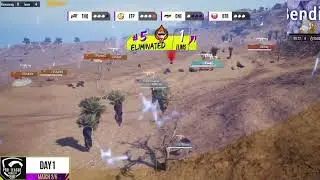 BTR Domination In South East Asia Championship | 1V4 Ace Clutch PUBGMOBILE