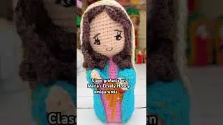 Virgen Maria tejida a crochet paso a paso con @mariaslovelyhobbyamigurumis #mariaslovelyhobby