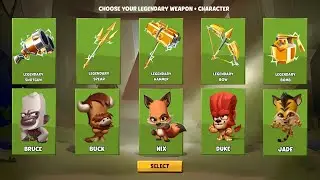 Choose Your Legendary Weapon + Old Character | Zooba