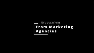What it's like working with a Marketing Agency