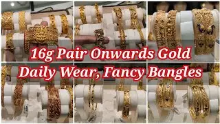 DAR Jewellery Gold Bangles From 16g | Daily wear, Fancy, Wedding Bangles | Gold Rs.100 less per gram