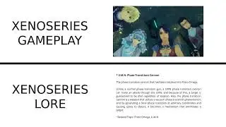 xeno series gameplay vs lore