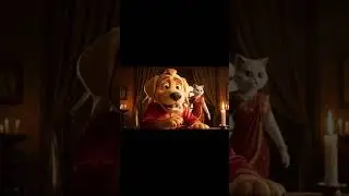 Devdas Dog 🐶 x Cat Paro 🐱 | Human-Style Animal Scene | Emotional AI Video..#shorts