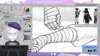 Say hi and draw with me☺️🎨✨️ Book interior illustrations and more【Part. 78】