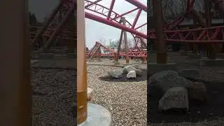 The Quantum Accelerator at Six Flags New England #sixflags #sixflagsnewengland