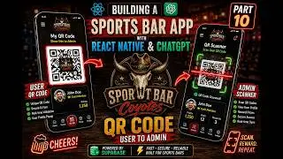 Building a Sports Bar App with React Native & ChatGPT  Part 10 qr code