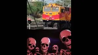 WDG-6G With Goods Train / Most HP Diesel Locomotive of Indian Railways / #Angad #wdg-6g #shorts