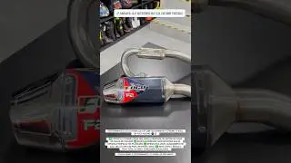 Escapamento foco racing f2 crf300f #focoracing #crf300f #moto #motocross #honda #enduro #offroad