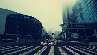 Foggy Los Angeles Driving with Lo-Fi Music | Foggy City Ambience, Relax & Study