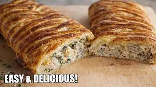 Creamy Chicken Puff Pastry | Easy Recipe