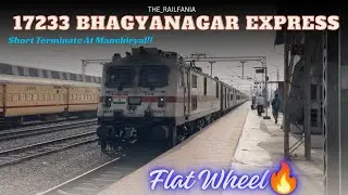 17233 Bhagyanagar Express| Charlapalli - Kazipet junction| Train journey Compltation| 