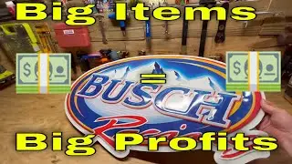 How To Sell and Ship Large Objects on Ebay! Thrifting in St  Louis! How to Package and Ship!