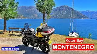 Montenegro, Kotor Bay on a motorbike / Yamaha FZ6 Fazer S2