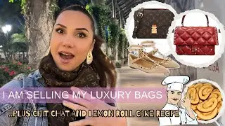 Why I am selling my designer bags?! Let&rsquo;s chit chat and bake together | what&rsquo;s in my LV bag